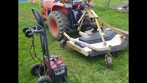 Harbor Freight Quick Hitch with Country Line Finishing Mower modification