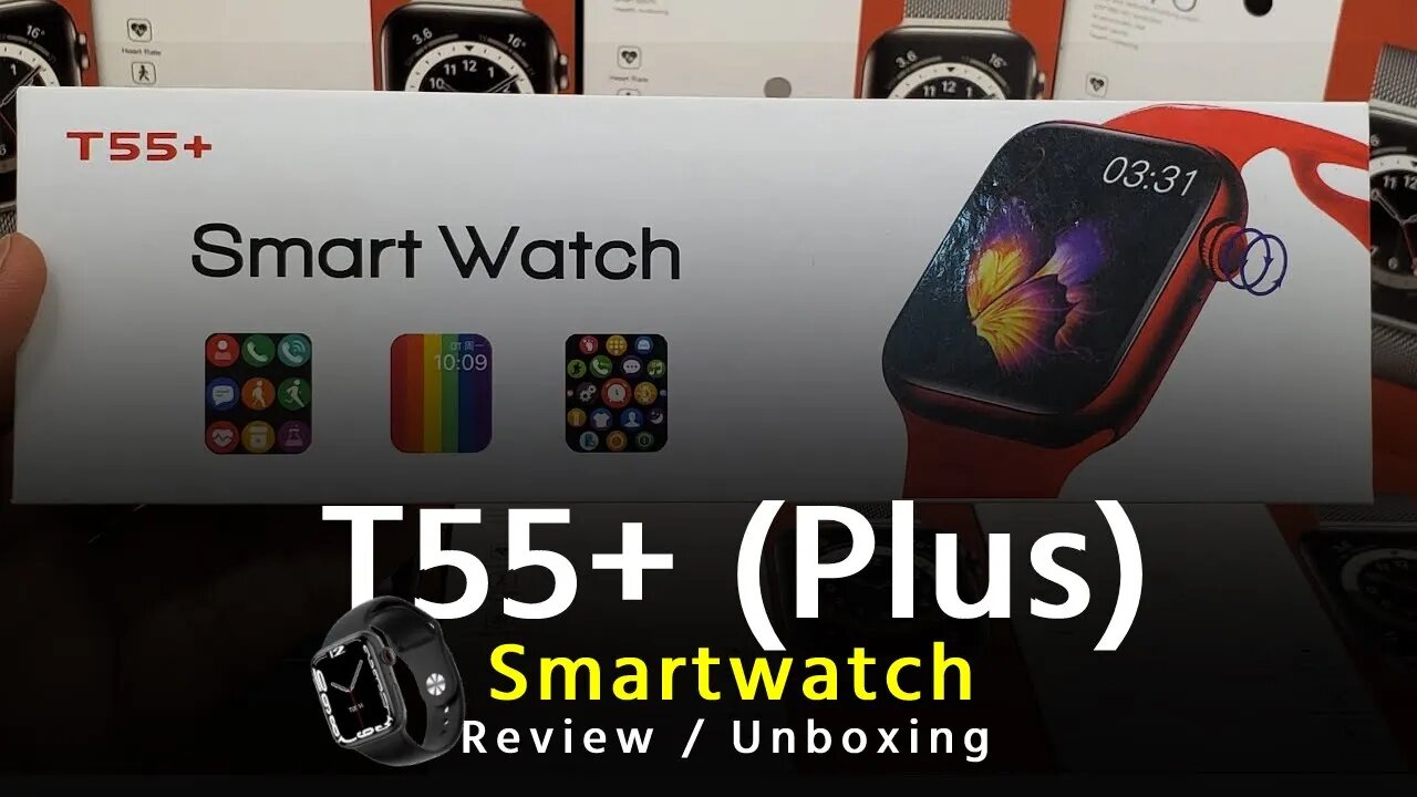 Get T55+ Smartwatch Series 6 Crown Working #t55plus #smartwatch Fitness Android Watch