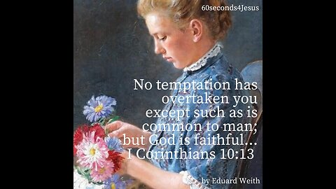 God is faithful, who will not allow you to be tempted beyond what you are able.
