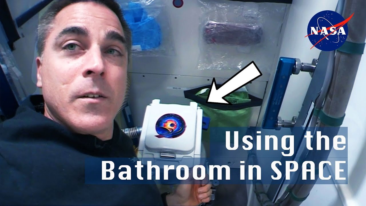 How to Use a Space Toilet| #SpaceBathroom #ZeroGravityBathroom #SpaceToilet