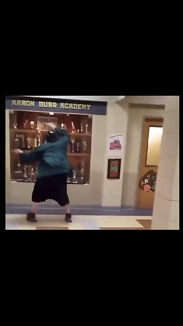 School Principle Skating In School