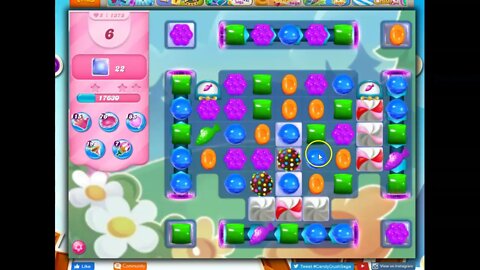 Candy Crush Level 1373 Talkthrough, 12 Moves 0 Boosters