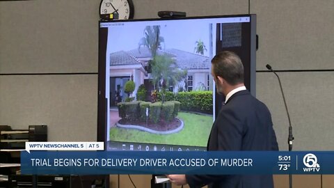 Trial begins for delivery driver accused of murder