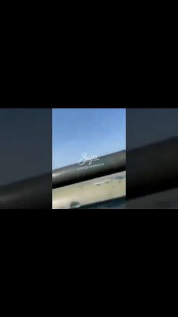 Ukrainian Officers Cheerfully Driving Along The Highway But Forgot The Bridge Was Destroyed🤣