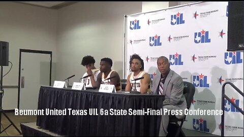 Beaumont United Texas UIL 6a Semi-Final Press Conference