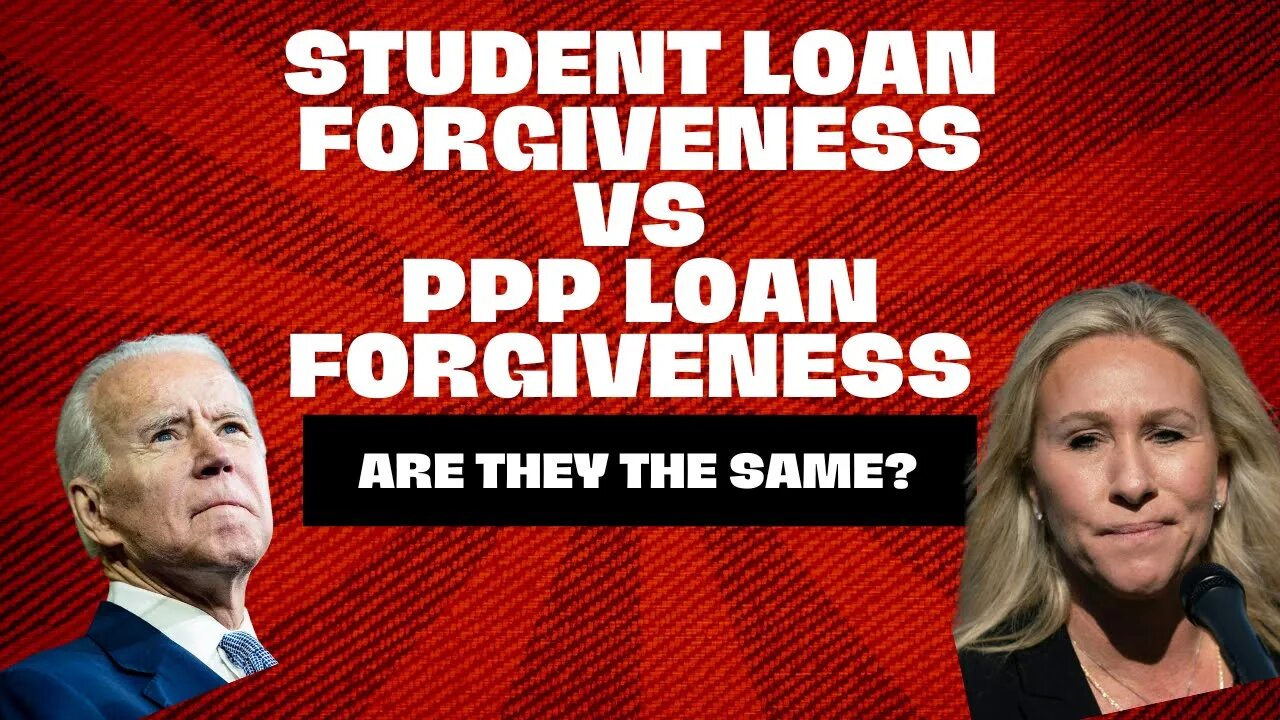 Is Student Loan Forgiveness the Same as PPP Loan Forgiveness?