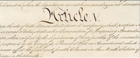 Constitution Wednesday: Article V