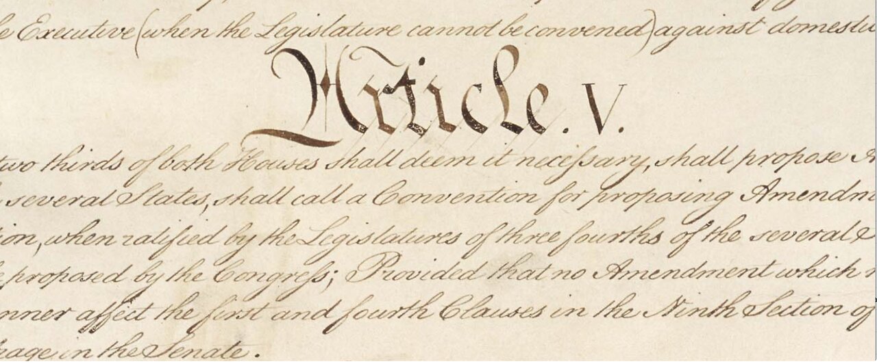 Constitution Wednesday: Article V