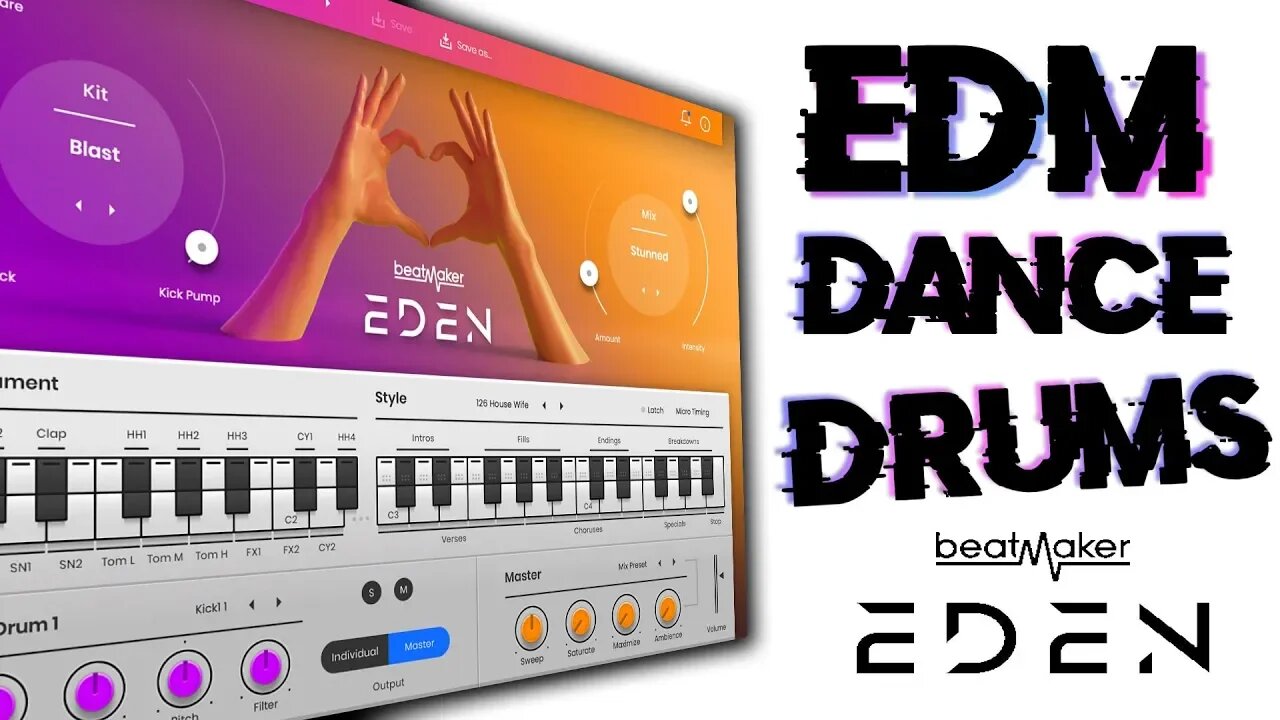 EDM & Dance Drums: Ujam EDEN 2 Build the next Summer Anthem