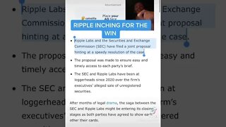 Ripple and SEC agree on ending the case