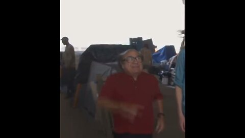 Danny Devito is in a good mood