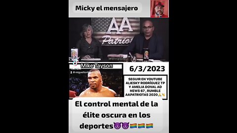 Mike Tayson dice la elite oscura te controla en todo el sentido de la palabra