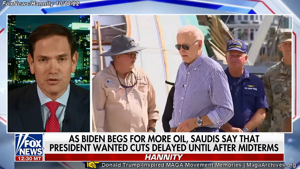 Biden Busted Colluding With Saudi Arabia