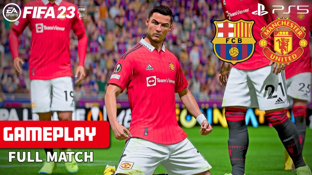 FIFA 23- Manchester United vs Barcelona PS5 Gameplay