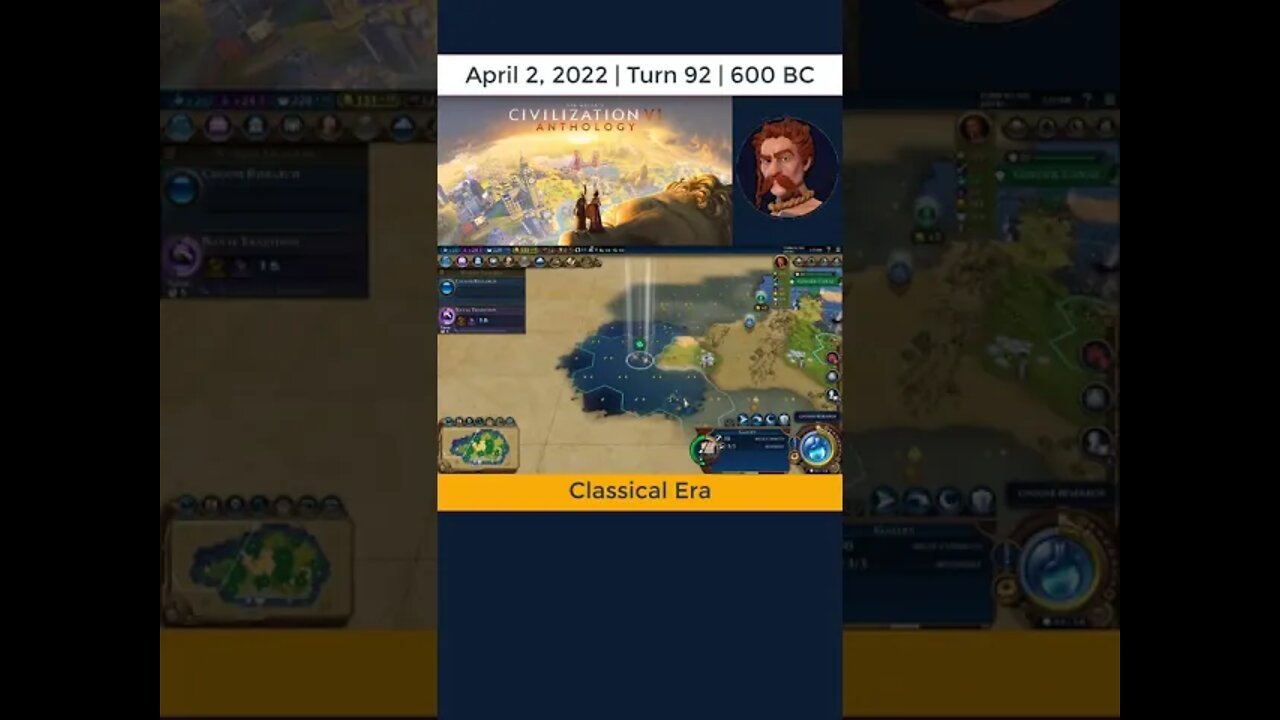 #oneturnadaychallenge #civ6 – Turn 92 - SERFDOM PLAN! #shorts