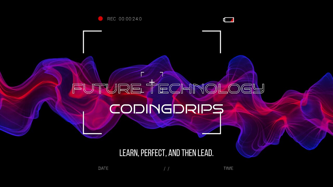 CodingDrips: Full Stack Web Development List Drop Shoot Out Anim