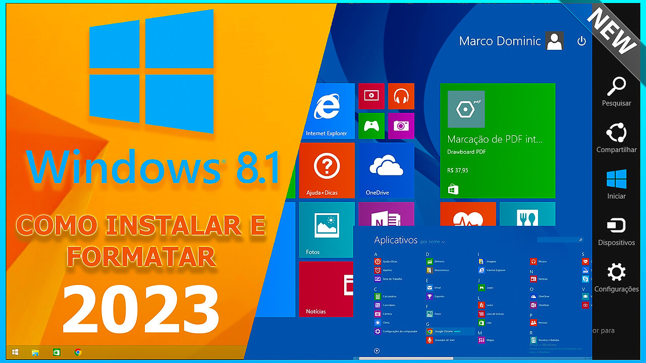 🔵 Como Instalar e Formatar Windows 8.1 Pro Português Br Tutorial Completo - Simples e Fácil 🔵