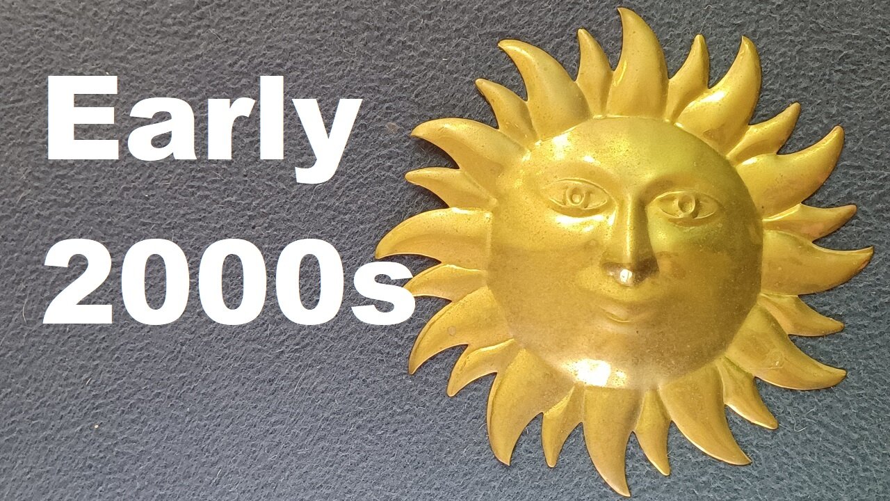 CURIOS for the CURIOUS 167: Sun Wall Sculpture, Brass, Early 2000s