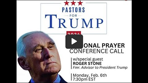 Pastors For Trump | National Prayer Call w/Special Guest Roger Stone | Pastor Jackson Lahmeyer