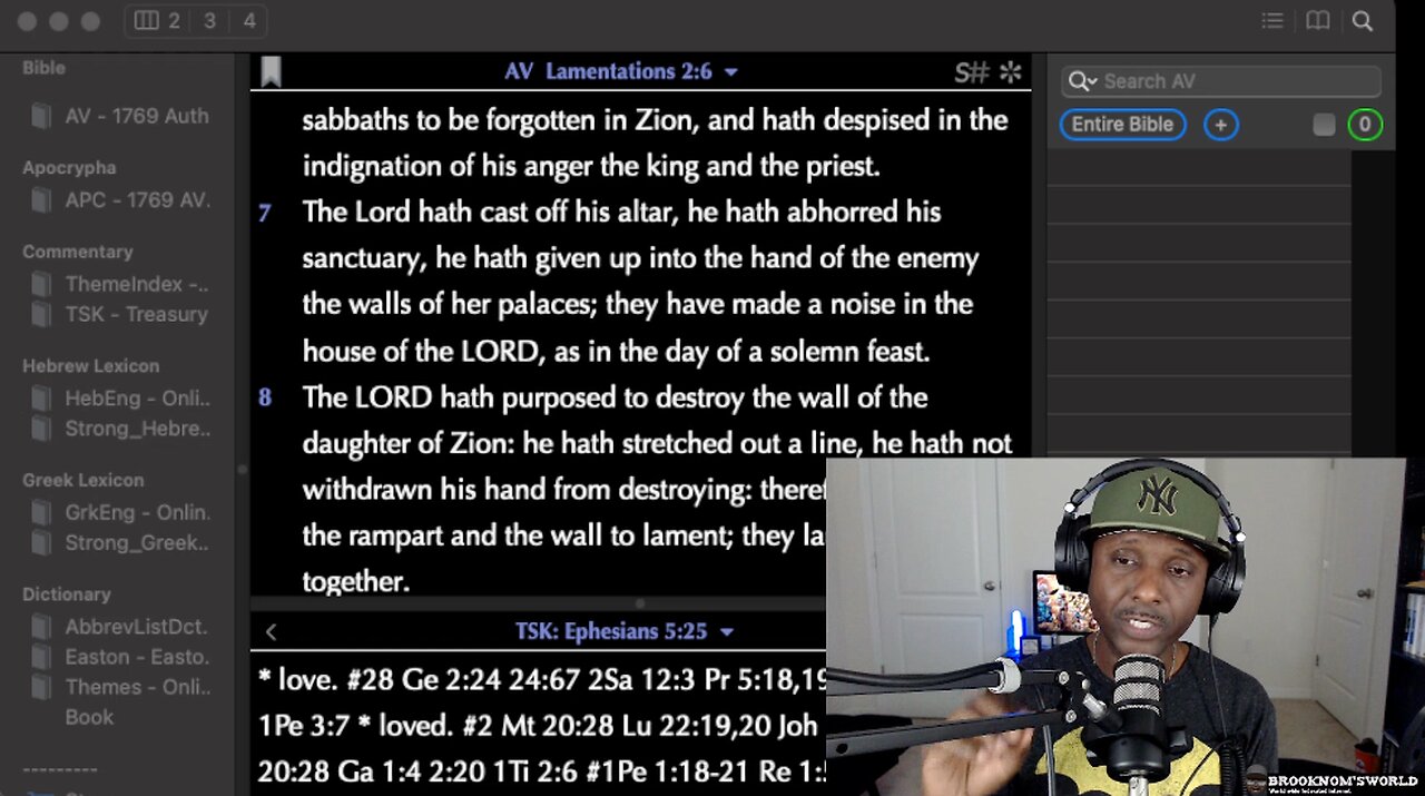 Lamentations Chapter 2 verses 7 Through 12