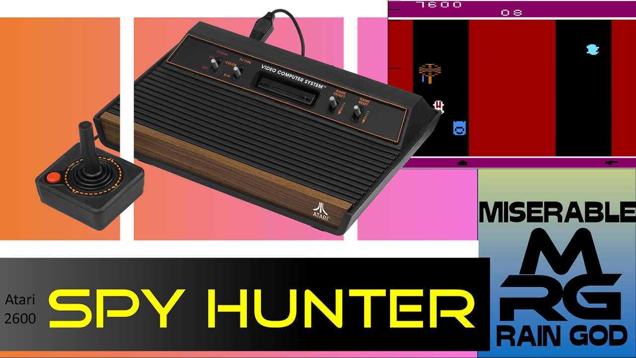 MRGPlays Spy Hunter Atari 2600 -- Retro Let’s Play and Reminiscence (2600+)