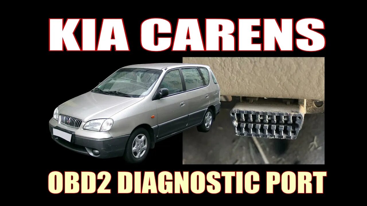 KIA CARENS ( 2001 ) - OBD2 DIAGNOSTIC PORT LOCATION