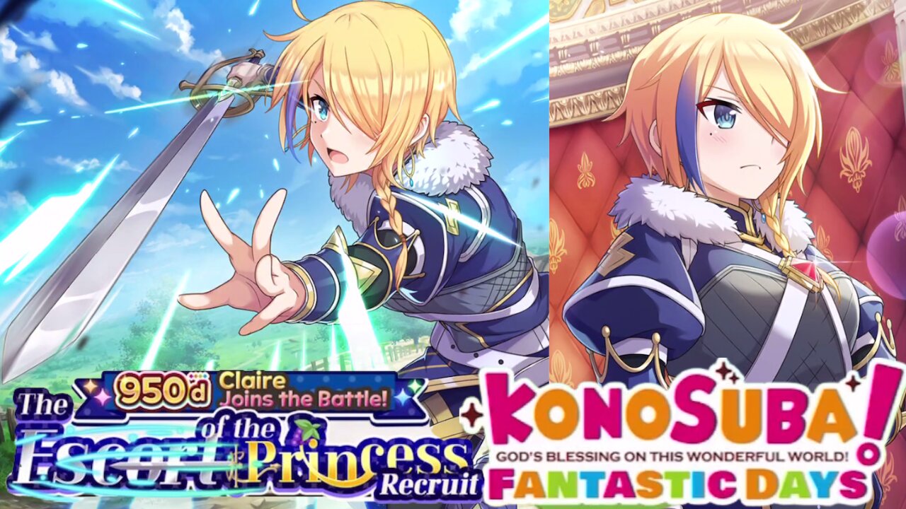 KonoSuba: Fantastic Days (Global) - The Escort of the Princess Recruit Banner Summons