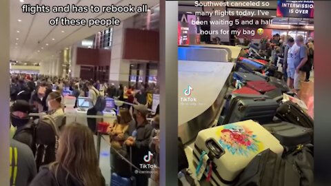 Cancelled Flight Chaos At Airports