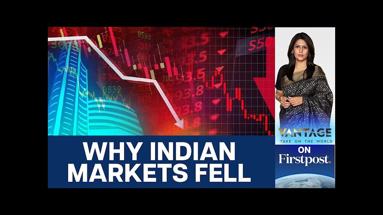 Sensex Crashes Over 1,000 Points: Fed Jitters, Rupee Fall Shake Markets | Vantage with Palki Sharma