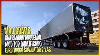 REBOQUE BAÚ RANDON ARQUEADO TA SÓ O OURO - EURO TRUCK SIMULATOR 2 1.43