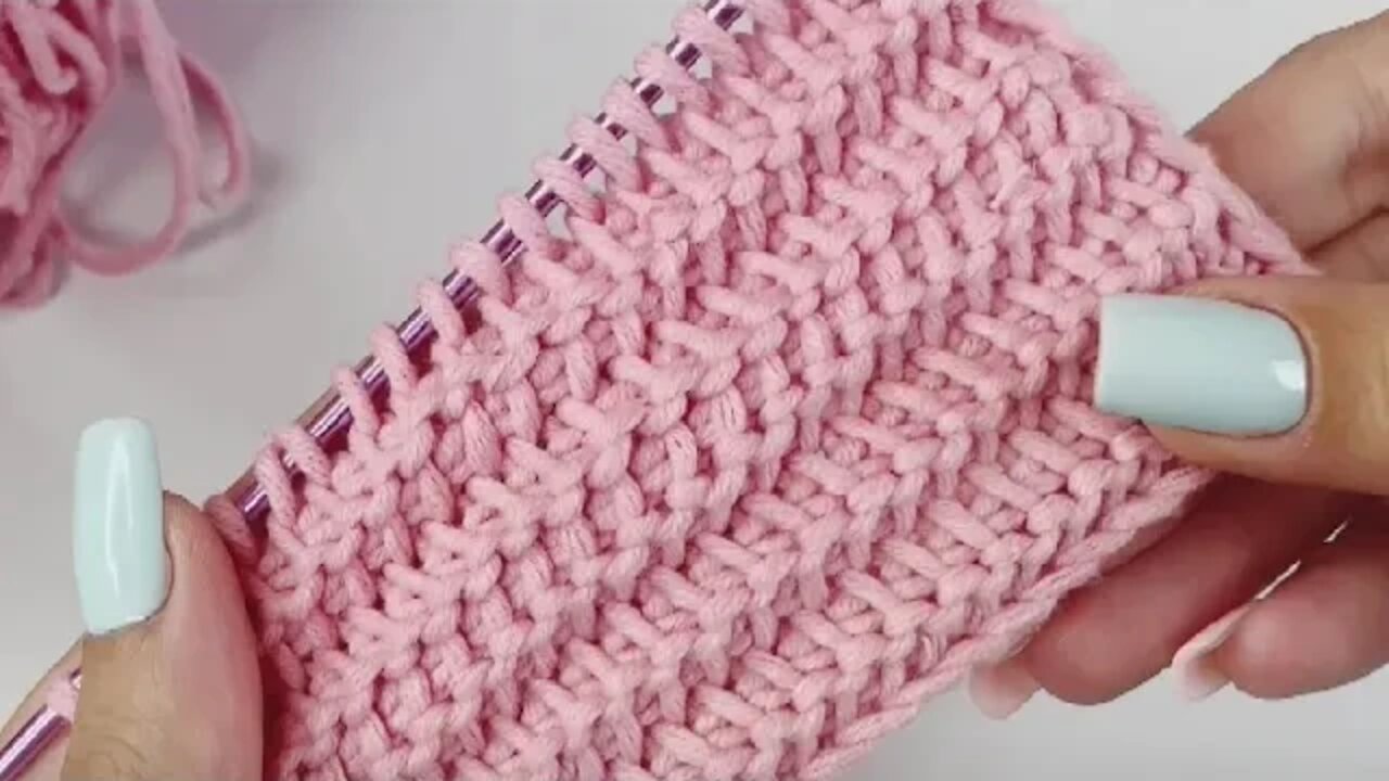 🧶Super Easy Tunisian Crochet Baby Blanket For Beginners