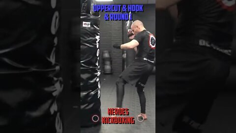 Heroes Training Center | Kickboxing "How To Double Up" Uppercut & Hook & Round 1 - Front | #Shorts