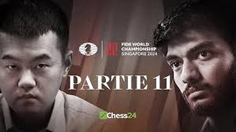 ÉCHECS | 11ᵉ Partie du CHAMPIONNAT DU MONDE FIDE | Ding Liren vs Gukesh Dommaraju [Flokossama]