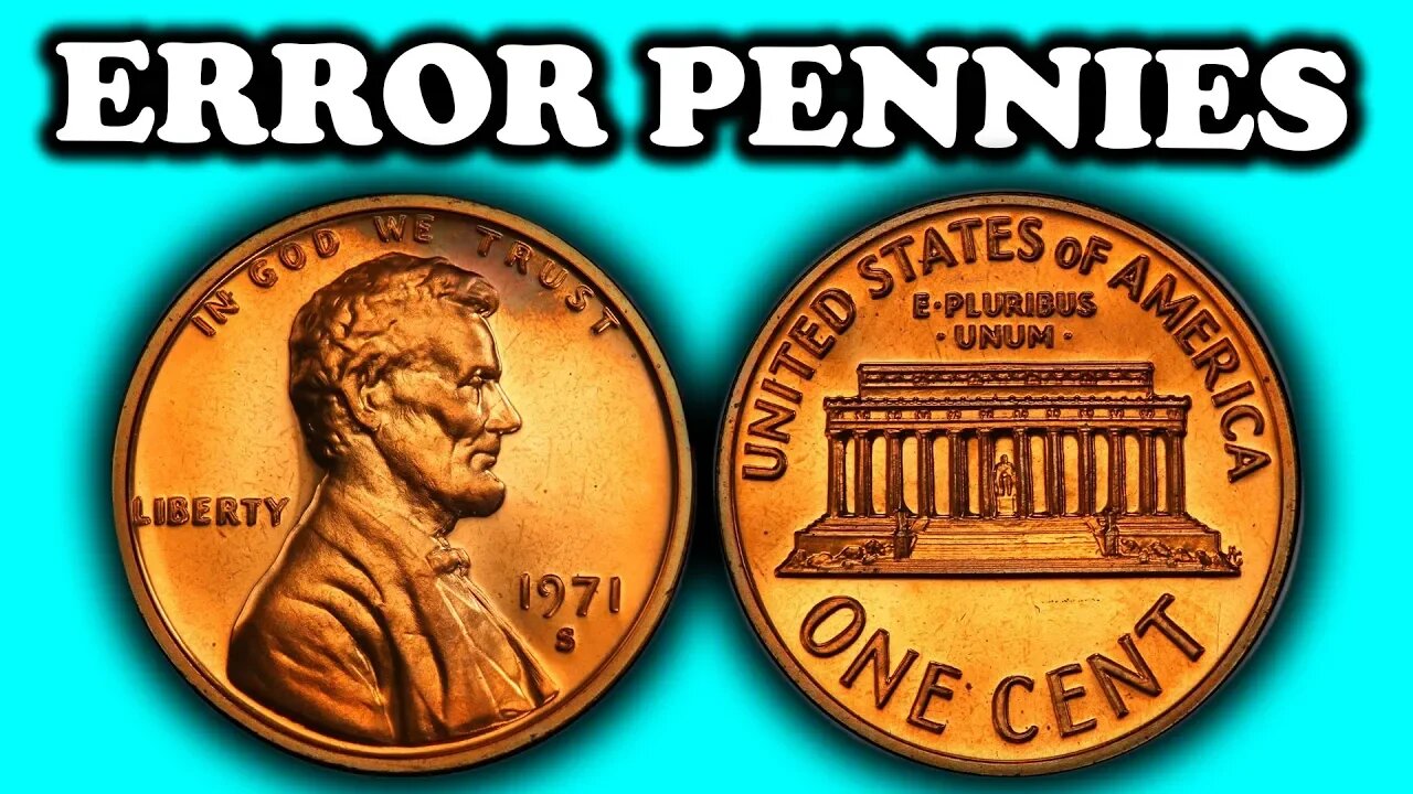 RARE PENNY ERROR COINS WORTH MONEY - PROOF PENNY COIN VALUES