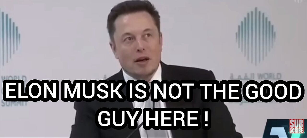 ELON MUSK NOR GOV ARE THE GOOD GUYS HERE !