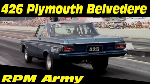 11 Second 426 V8 Plymouth Belvedere Drag Racing