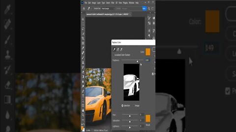 Change the car color 💛 Follow for more 💛 #photoshop #tutorial #learning