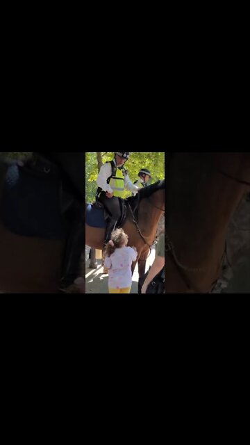 police horses outside clearance house #metpolice