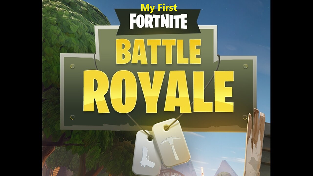 My First Fortnite Battle Royale