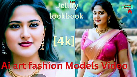 (Jellify Lookbook 24)Ai Art Fashion Show Lookbook Models Video 🌹🎶🚀🇺🇸