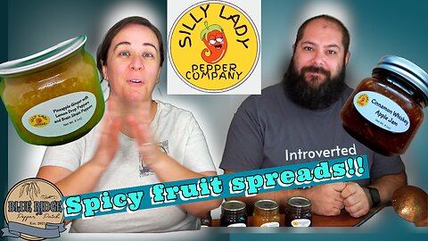 We try fruit spreads from Silly Lady Pepper company! #BRPP #hotjam #jelly