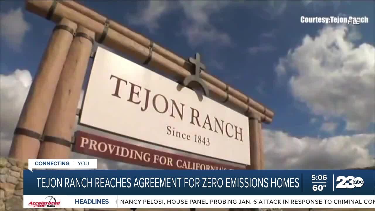 Tejon Ranch reaches agreement for zero emissions home