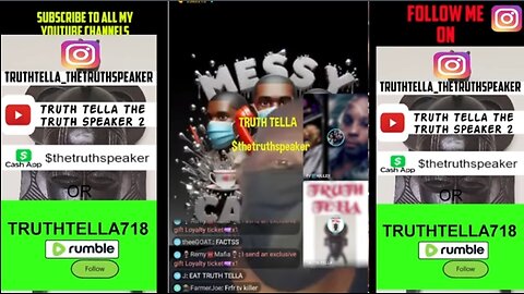 BANGOUT ON THE MESSY CALLER SET TRUTH TELLA VS TV KILLER & TRINA B OG MURDA JOINS IN