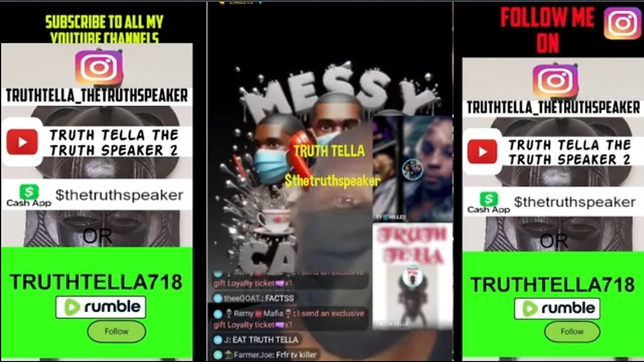 BANGOUT ON THE MESSY CALLER SET TRUTH TELLA VS TV KILLER & TRINA B OG MURDA JOINS IN