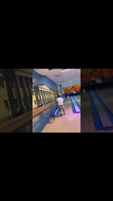 Bowling Ball Bounced Off Wall Fail! #MegaFails #Shorts