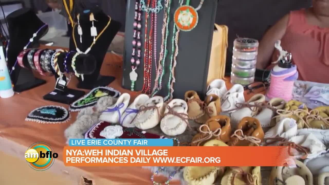 Friday at the Erie County Fair - Nya:Weh Indian Village - Part 2