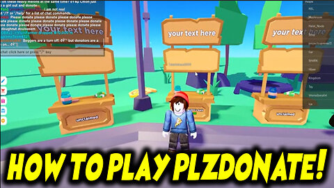 How to Play Pls Donate on Roblox