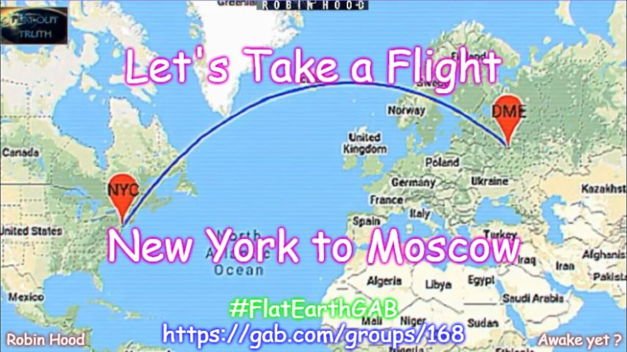 Let's Take a Flight - New York to Moscow