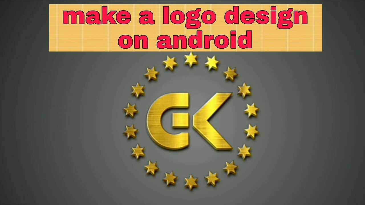 how to make a logo design on an android phone