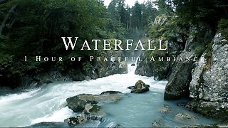 Waterfall | Peaceful Ambient ASMR Nature Sounds | HD